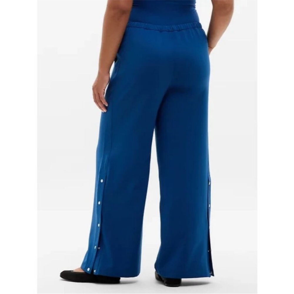 Athleta MVP Snap Pant Maritime Blue Small Petite new with tags track pant - Picture 6 of 9